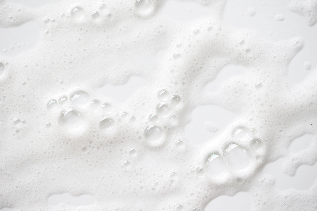 Abstract background white soapy